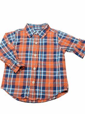 Baby Gap Plaid Button-Up Shirt Size 2 Years
